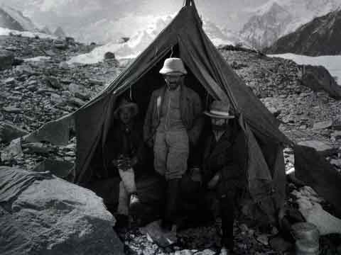 
K2 Italian Attempt 1909 - Federico Negrotto, Fillipe De Filippi And Vittorio Sella At Concordia - K2 A Challenge To The Sky book
